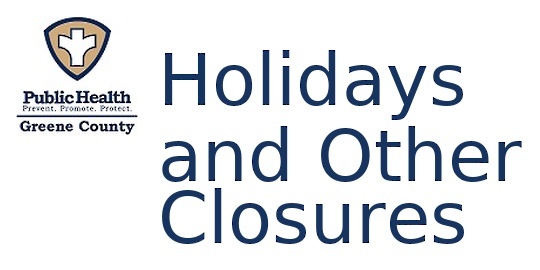 Holidays & Closures